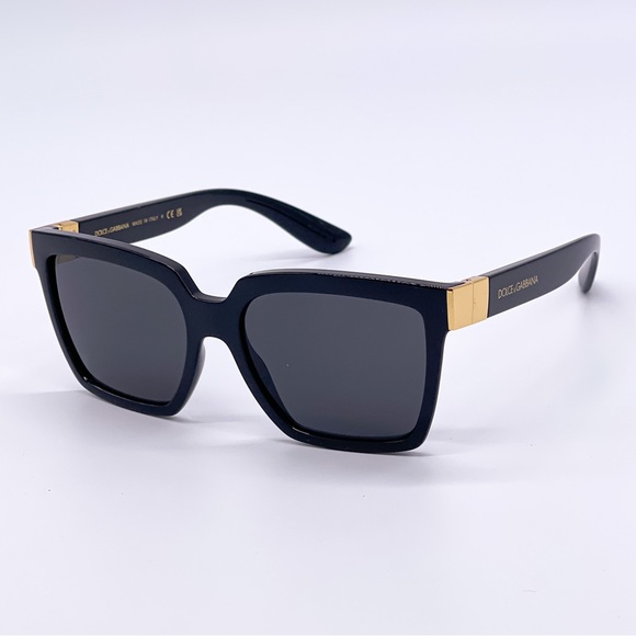 NEW DG6165 501/87 WOMEN’S SUNGLASSES DOLCE&GABBANA DG 6165 BLACK - Picture 4 of 11